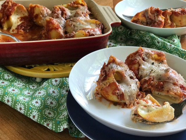 Stuffed Shells with Lumaconi pasta from HemisFares