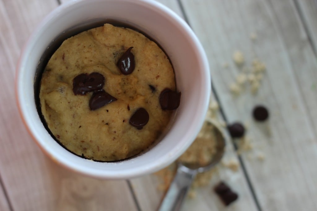 Peanut Butter Chocolate Chip Low Carb Mug Cake The Taylor House