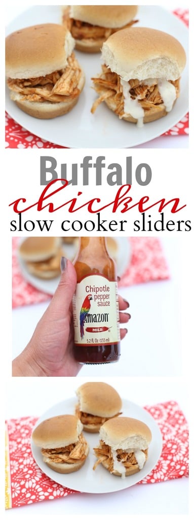 Slow Cooker Buffalo Chicken Sliders