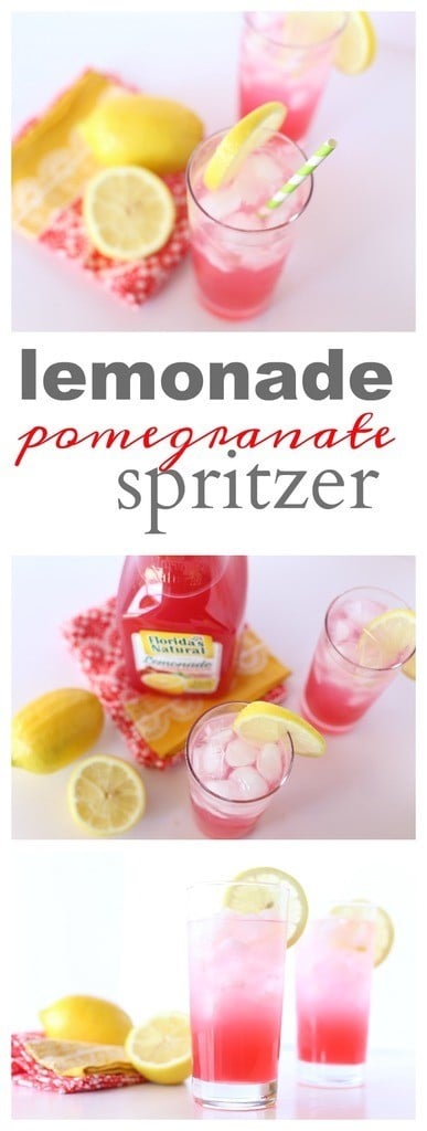 Pomegranate Lemonade Spritzer