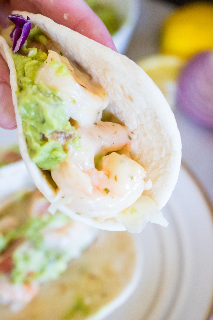 Fish Tacos with Homemade Guacamole