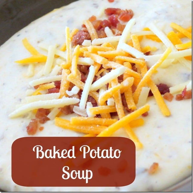 Slow Cooker Baked Potato Soup Recipe