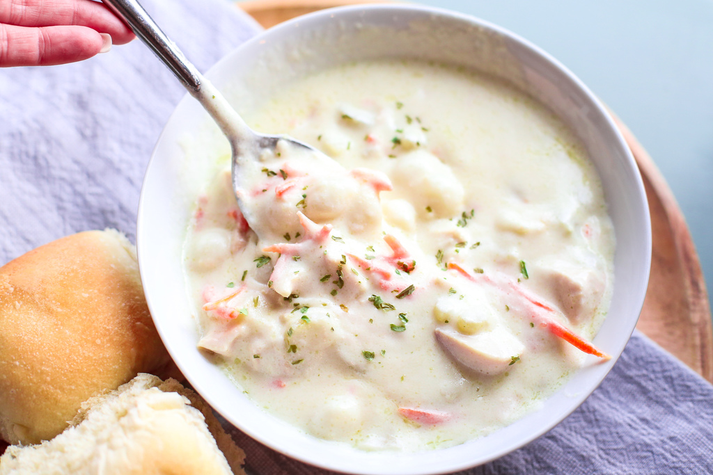 Creamy Chicken Gnocchi Soup