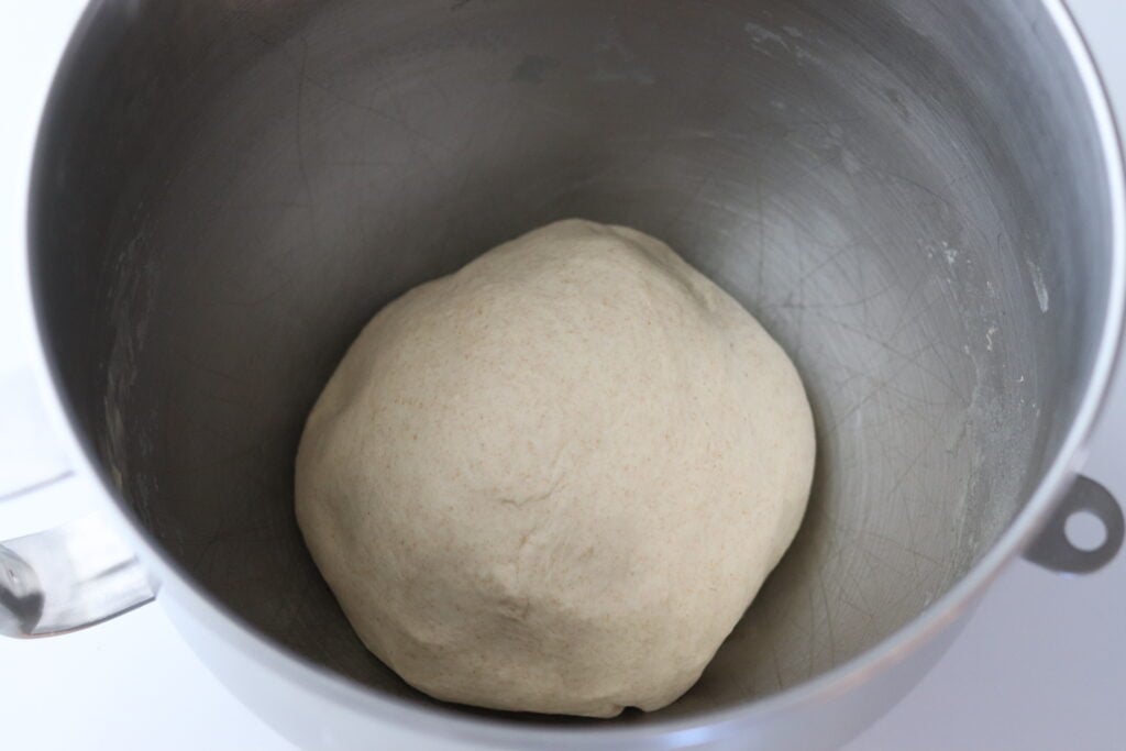 Sourdough Pretzel Bites dough before rising